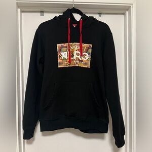 Men's LRG Lifted Research Group Black No. 47 Hoodie Front Pouch - size M